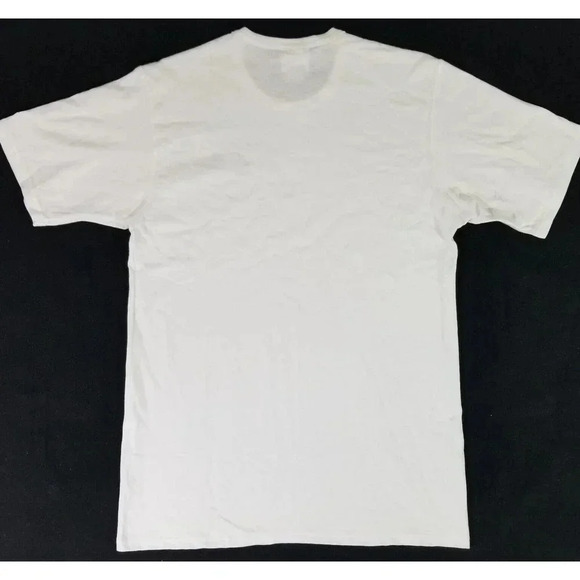 Vintage Y2K Champion Embroidered Script Spellout T Shirt Men's Size Large White - Picture 5 of 5